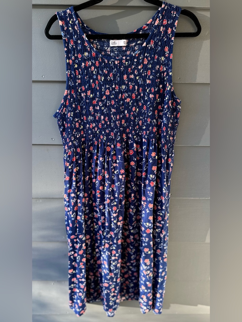 Croft & Barrow sz xxl blue floral dress